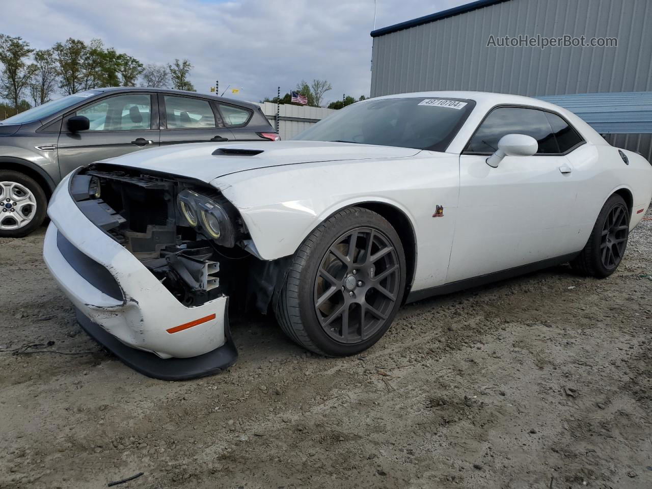 2016 Dodge Challenger R/t Scat Pack White vin: 2C3CDZFJ8GH177685