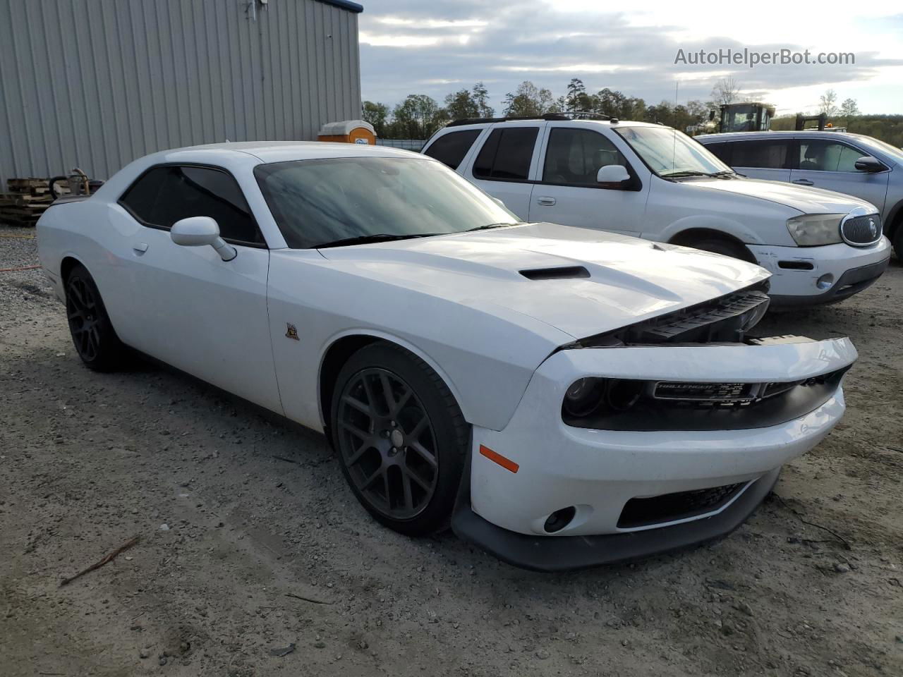 2016 Dodge Challenger R/t Scat Pack White vin: 2C3CDZFJ8GH177685