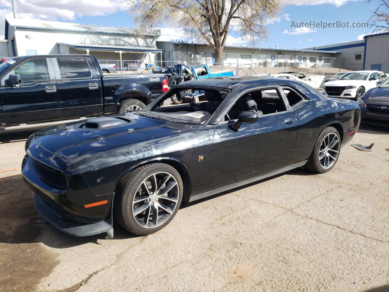 2016 Dodge Challenger R/t Scat Pack Black vin: 2C3CDZFJ8GH338410