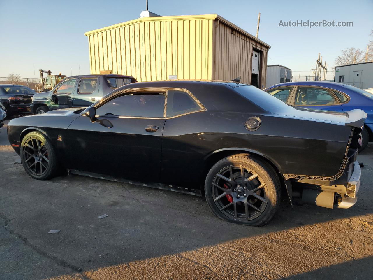 2018 Dodge Challenger R/t 392 Черный vin: 2C3CDZFJ8JH205038