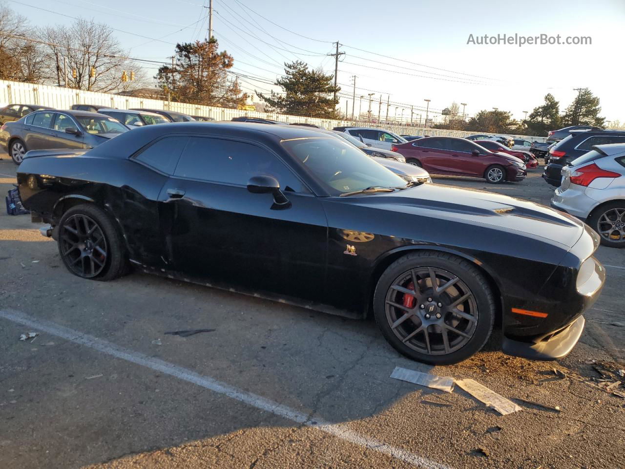 2018 Dodge Challenger R/t 392 Черный vin: 2C3CDZFJ8JH205038