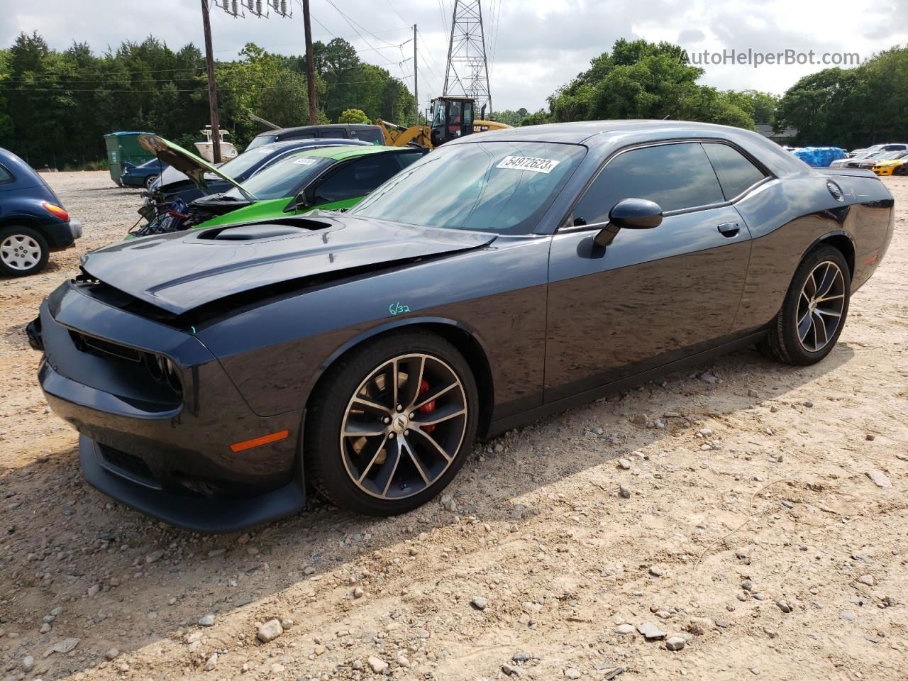 2018 Dodge Challenger R/t 392 Угольный vin: 2C3CDZFJ8JH236581