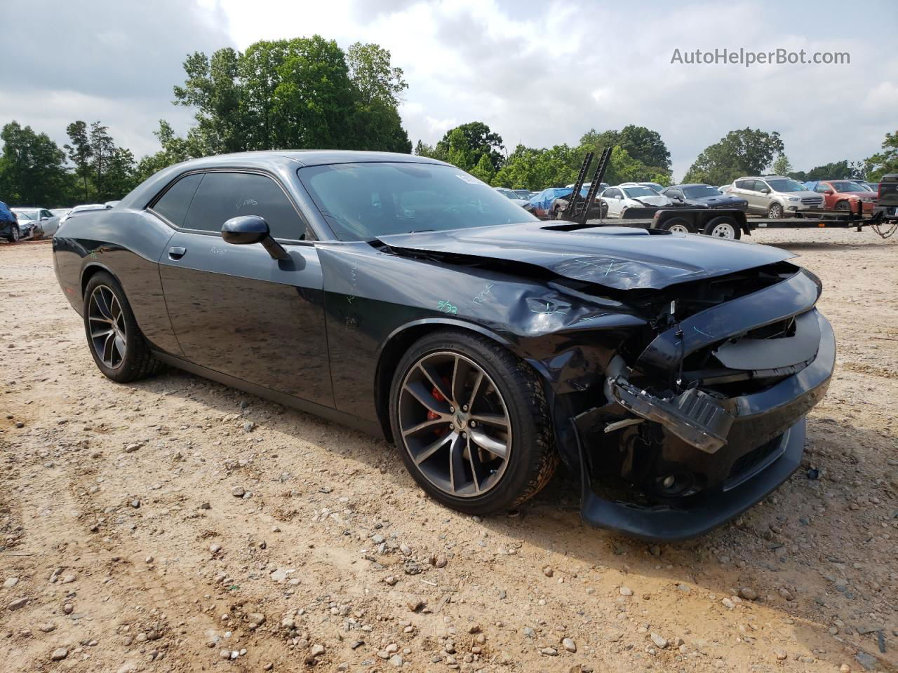 2018 Dodge Challenger R/t 392 Угольный vin: 2C3CDZFJ8JH236581