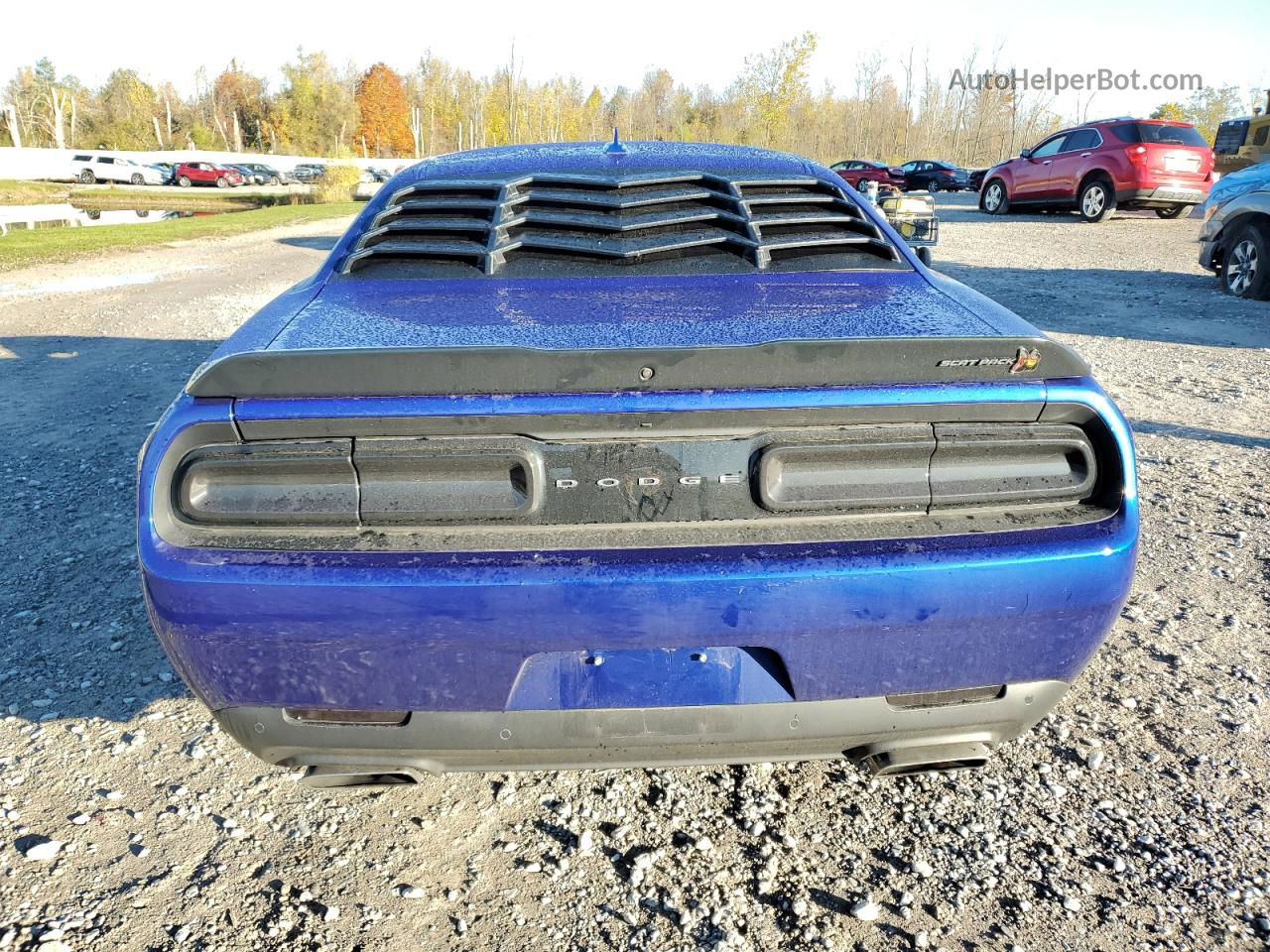 2022 Dodge Challenger R/t Scat Pack Blue vin: 2C3CDZFJ8NH218362