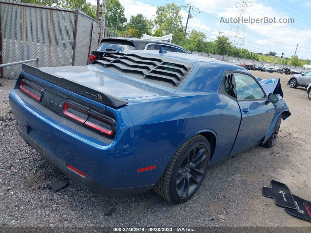 2022 Dodge Challenger R/t Scat Pack Blue vin: 2C3CDZFJ8NH238255