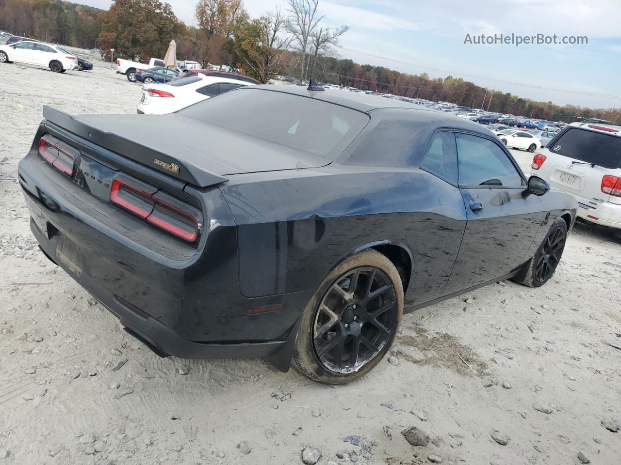 2015 Dodge Challenger R/t Scat Pack Black vin: 2C3CDZFJ9FH708598