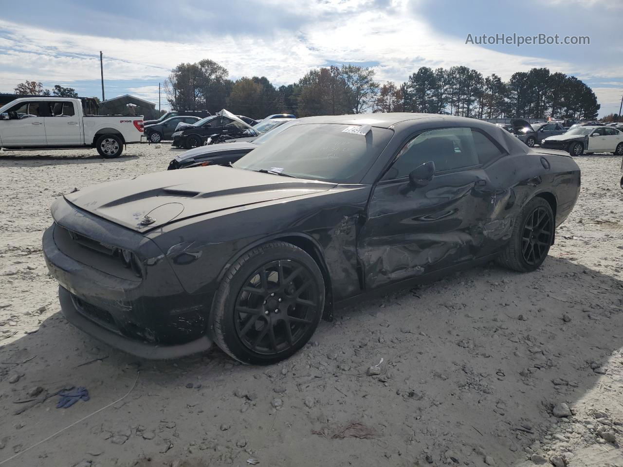 2015 Dodge Challenger R/t Scat Pack Black vin: 2C3CDZFJ9FH708598