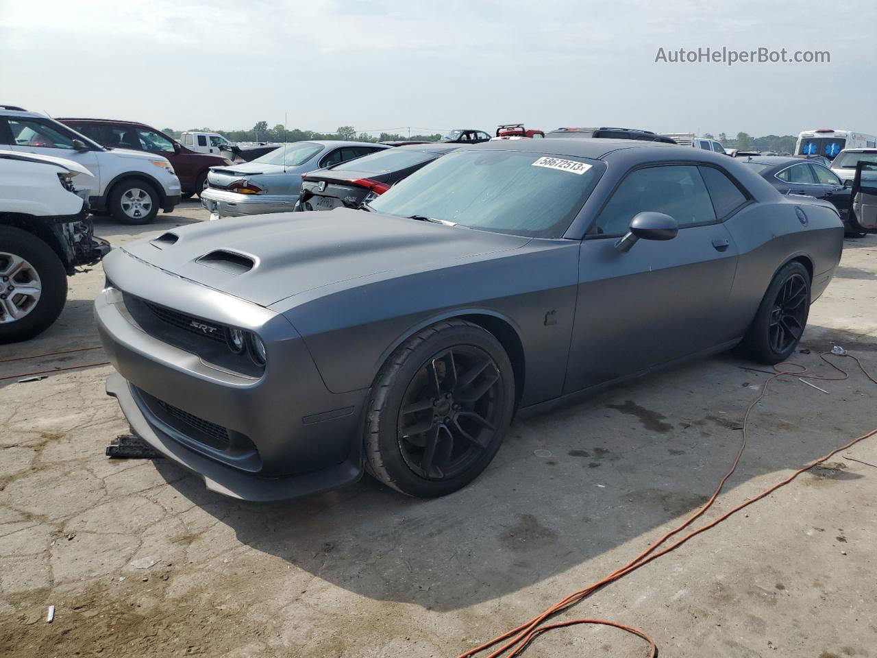 2015 Dodge Challenger R/t Scat Pack Black vin: 2C3CDZFJ9FH804781