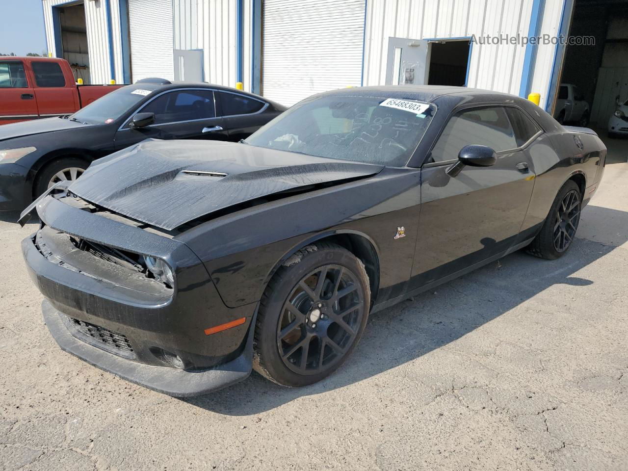 2015 Dodge Challenger R/t Scat Pack Black vin: 2C3CDZFJ9FH888360