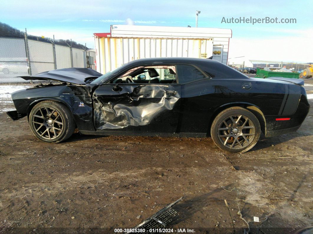 2016 Dodge Challenger R/t Scat Pack Black vin: 2C3CDZFJ9GH185052