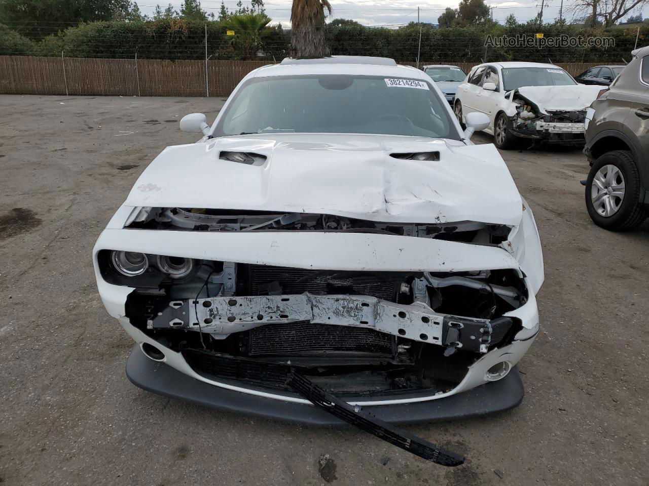 2016 Dodge Challenger R/t Scat Pack White vin: 2C3CDZFJ9GH289122