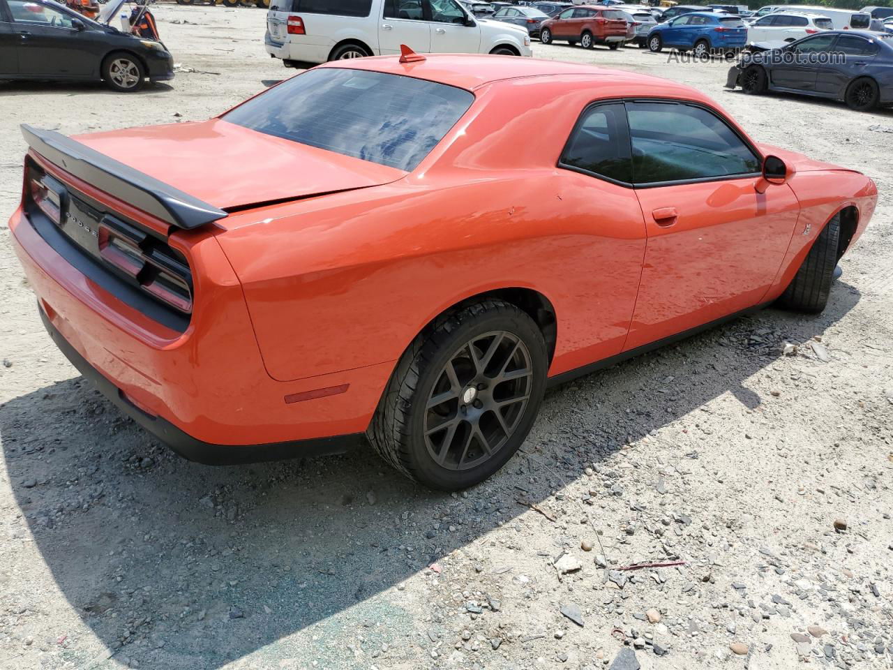 2016 Dodge Challenger R/t Scat Pack Orange vin: 2C3CDZFJ9GH311829