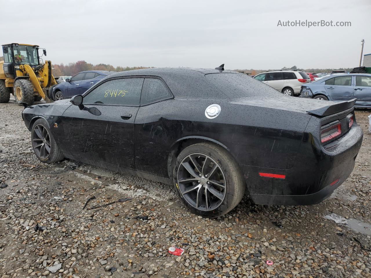 2016 Dodge Challenger R/t Scat Pack Black vin: 2C3CDZFJ9GH351425