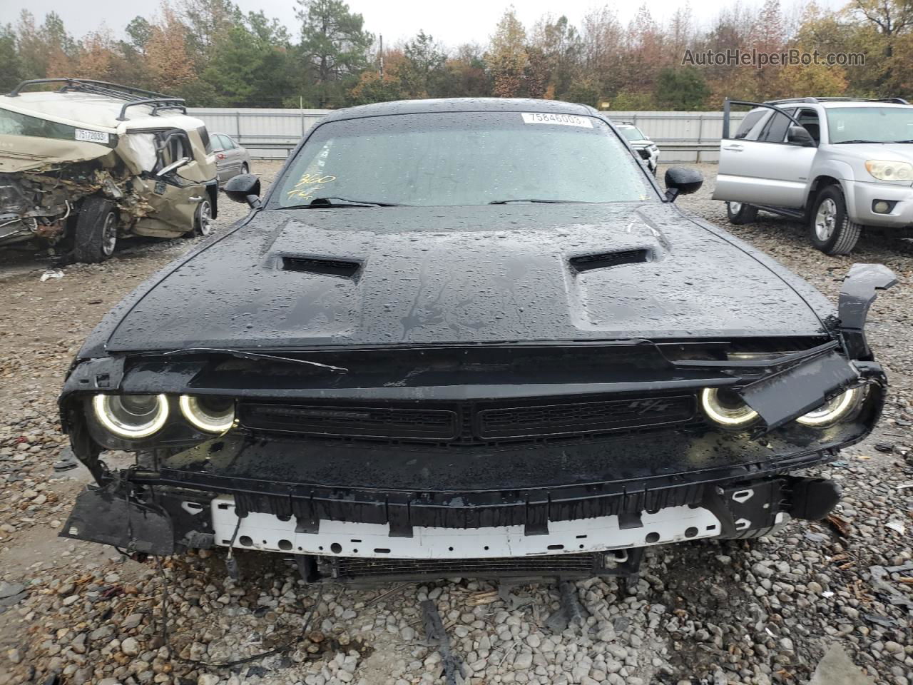 2016 Dodge Challenger R/t Scat Pack Black vin: 2C3CDZFJ9GH351425