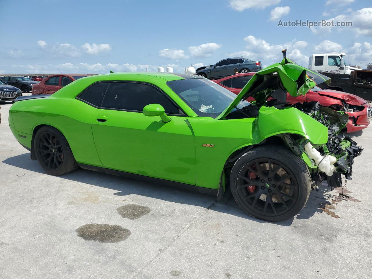 2017 Dodge Challenger R/t 392 Green vin: 2C3CDZFJ9HH594041