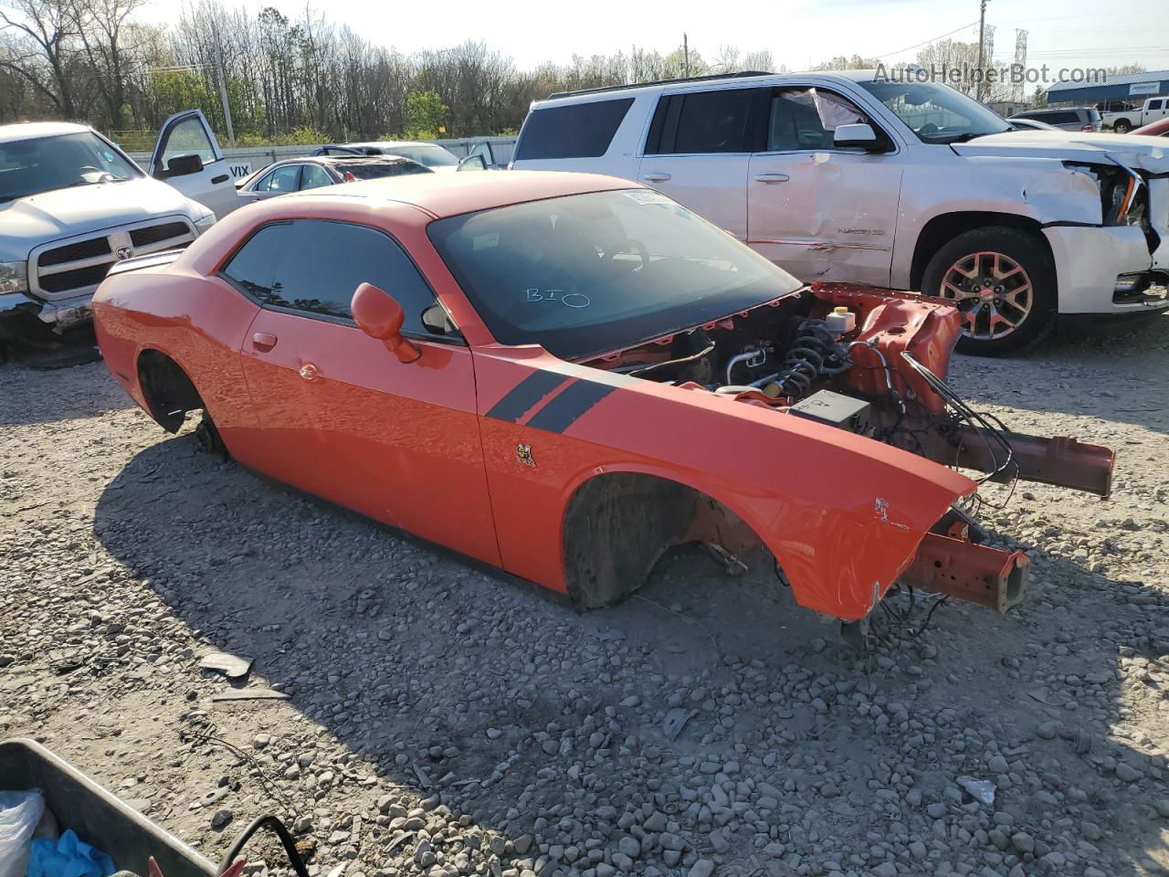 2018 Dodge Challenger R/t 392 Orange vin: 2C3CDZFJ9JH269394