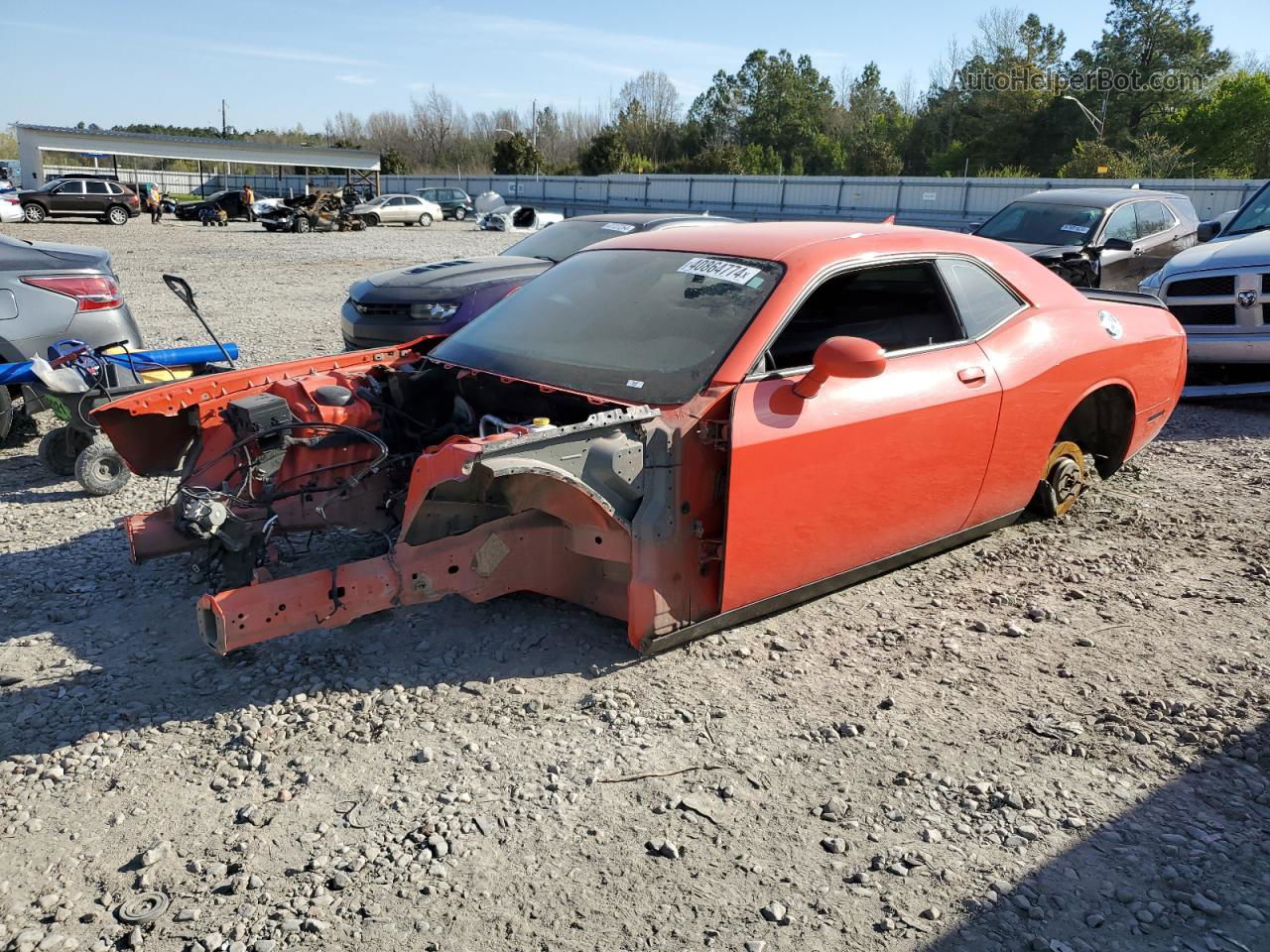 2018 Dodge Challenger R/t 392 Оранжевый vin: 2C3CDZFJ9JH269394