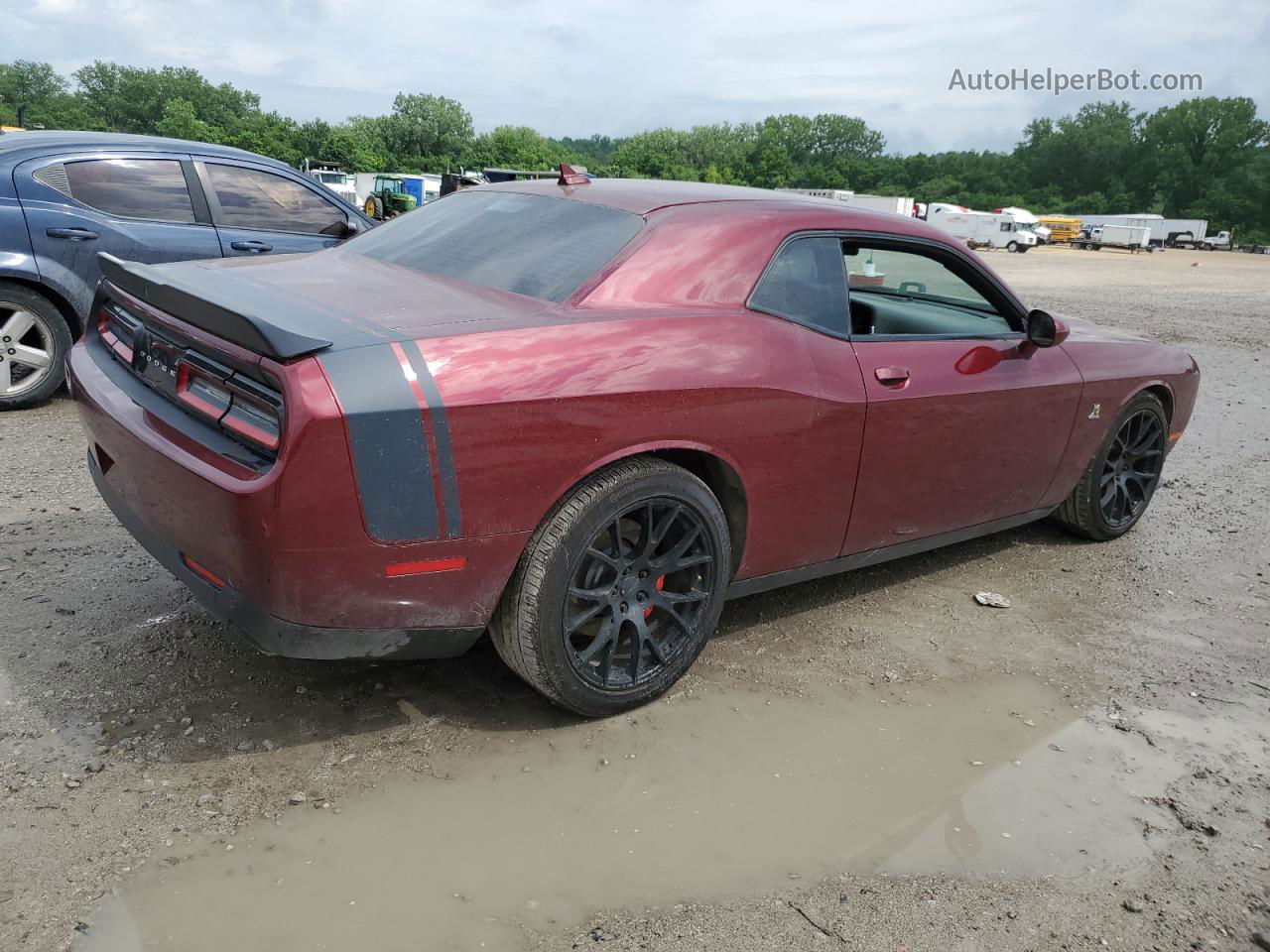 2018 Dodge Challenger R/t 392 Maroon vin: 2C3CDZFJ9JH294988