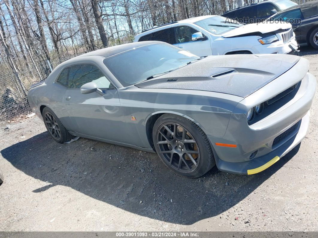 2018 Dodge Challenger R/t Scat Pack Gray vin: 2C3CDZFJ9JH314527