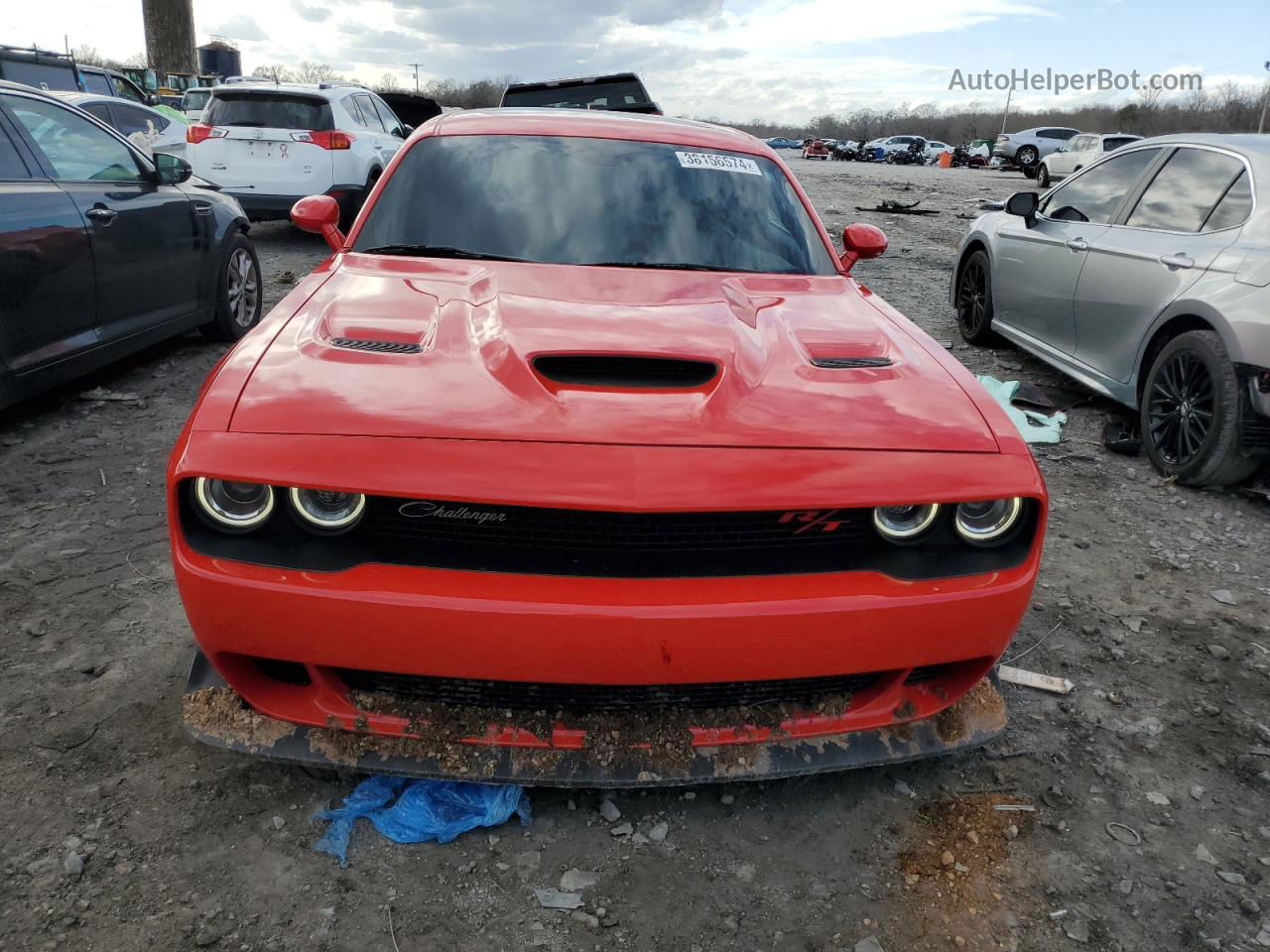 2022 Dodge Challenger R/t Scat Pack Красный vin: 2C3CDZFJ9NH101454