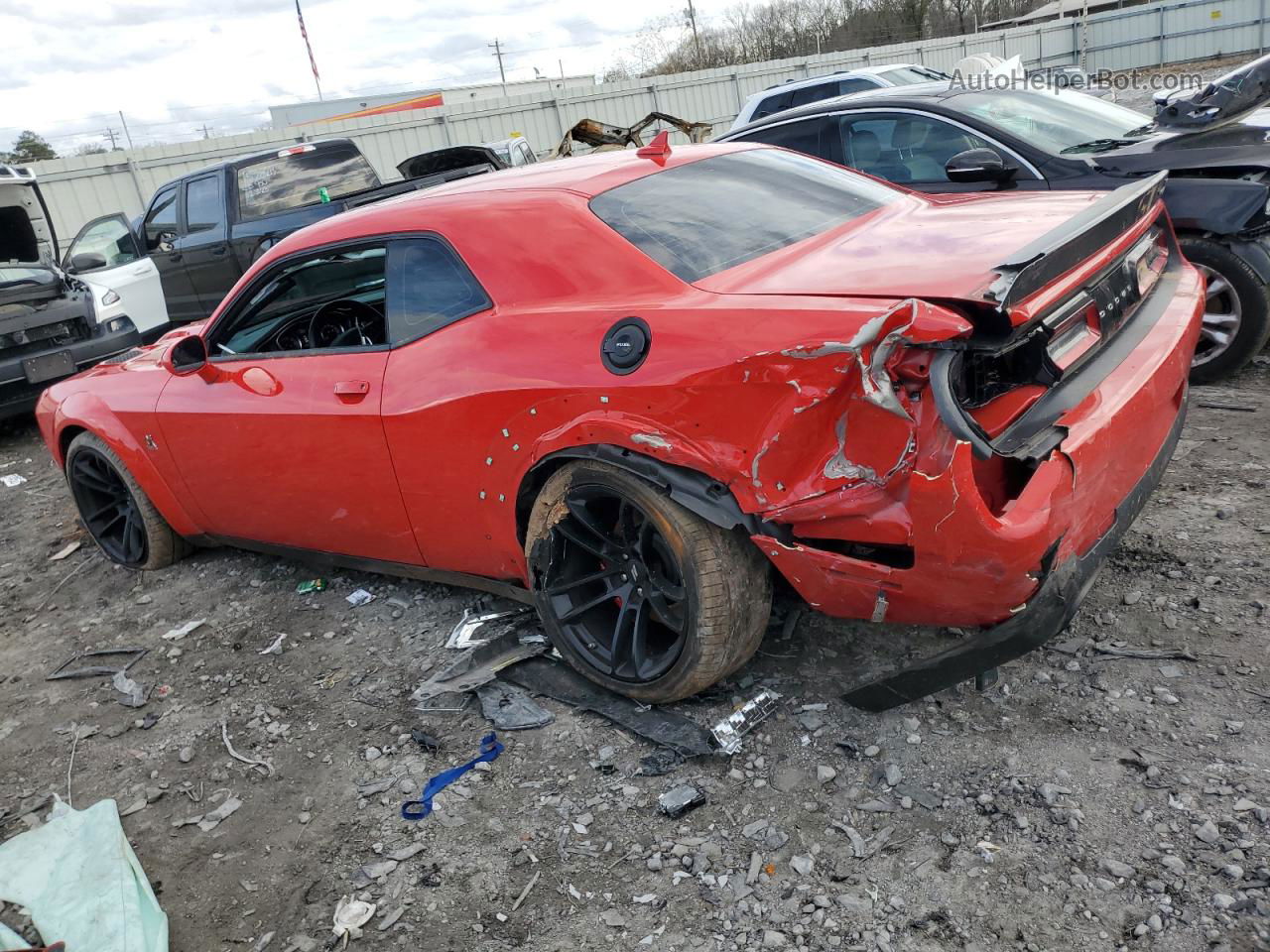 2022 Dodge Challenger R/t Scat Pack Red vin: 2C3CDZFJ9NH101454