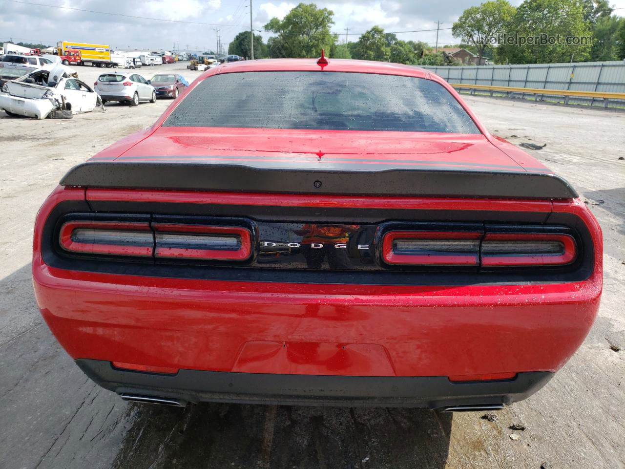 2016 Dodge Challenger R/t Scat Pack Red vin: 2C3CDZFJXGH234565