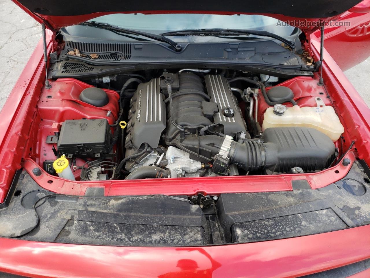2016 Dodge Challenger R/t Scat Pack Красный vin: 2C3CDZFJXGH234565