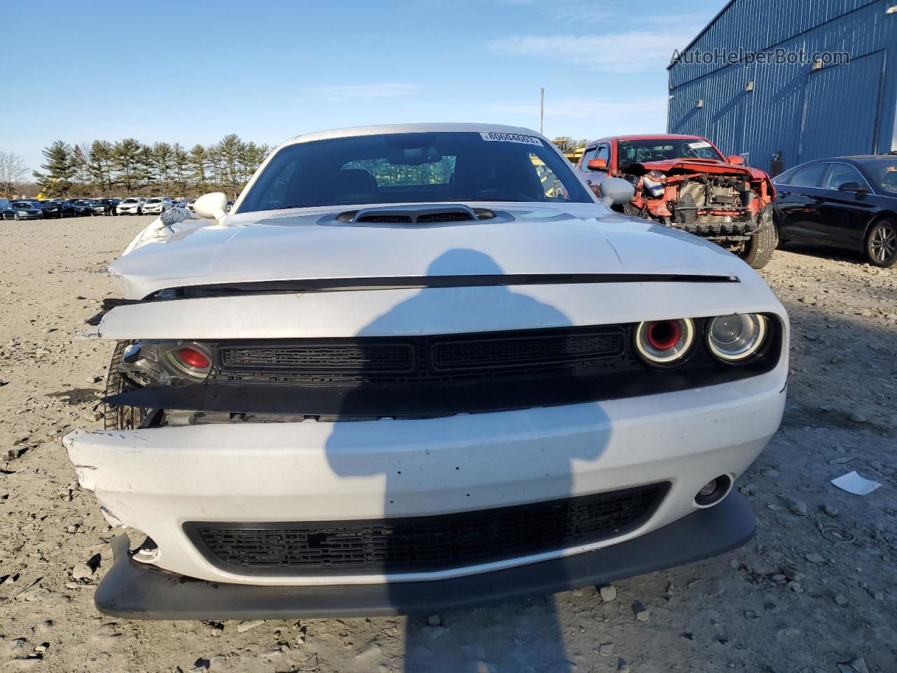 2016 Dodge Challenger R/t Scat Pack White vin: 2C3CDZFJXGH254945