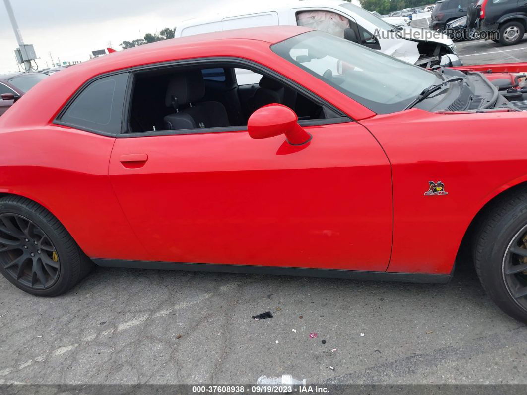 2016 Dodge Challenger R/t Scat Pack Red vin: 2C3CDZFJXGH255724