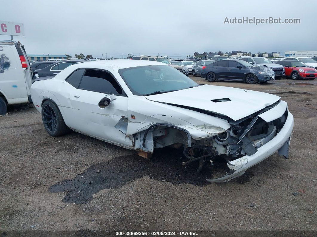 2017 Dodge Challenger R/t Scat Pack White vin: 2C3CDZFJXHH613759