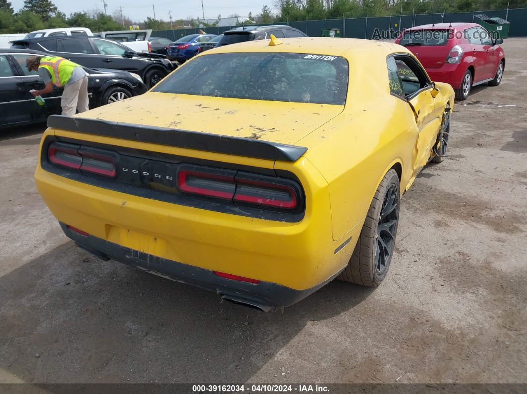 2017 Dodge Challenger R/t Scat Pack Yellow vin: 2C3CDZFJXHH655848