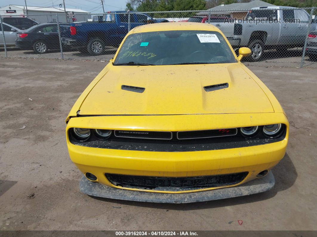 2017 Dodge Challenger R/t Scat Pack Yellow vin: 2C3CDZFJXHH655848