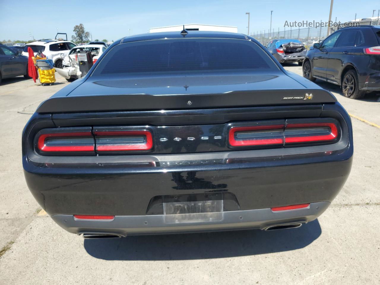 2018 Dodge Challenger R/t 392 Black vin: 2C3CDZFJXJH223427