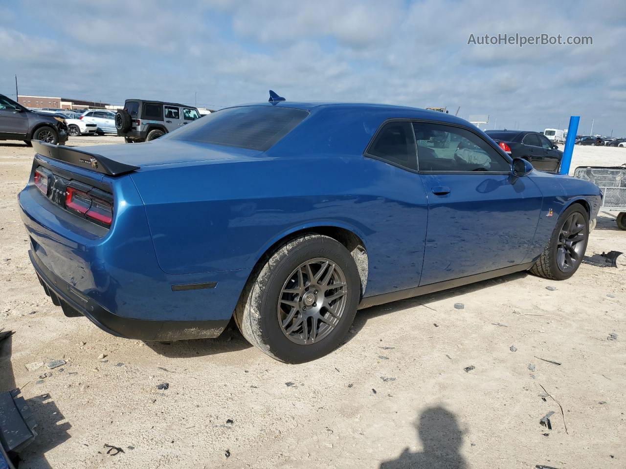 2023 Dodge Challenger R/t Scat Pack Blue vin: 2C3CDZFJXPH526538