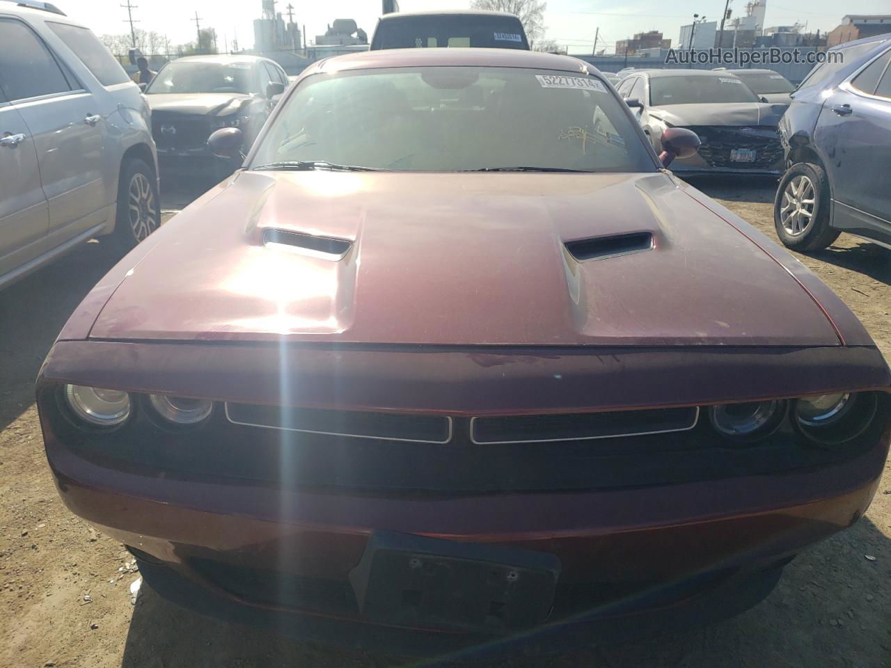 2017 Dodge Challenger Gt Maroon vin: 2C3CDZGG0HH555714