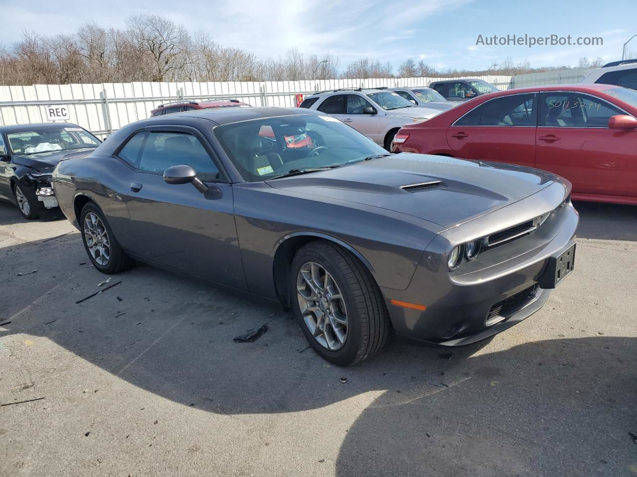 2017 Dodge Challenger Gt Серый vin: 2C3CDZGG0HH556068