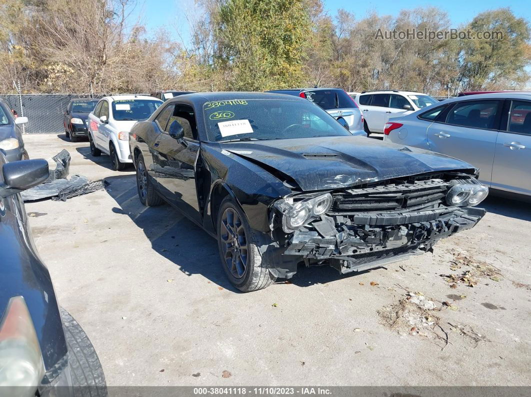 2018 Dodge Challenger Gt Awd Black vin: 2C3CDZGG0JH256567