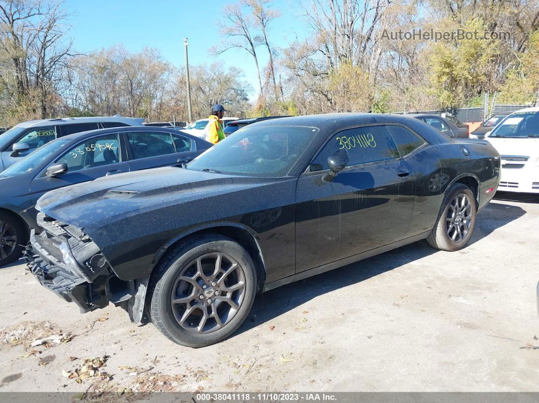 2018 Dodge Challenger Gt Awd Black vin: 2C3CDZGG0JH256567