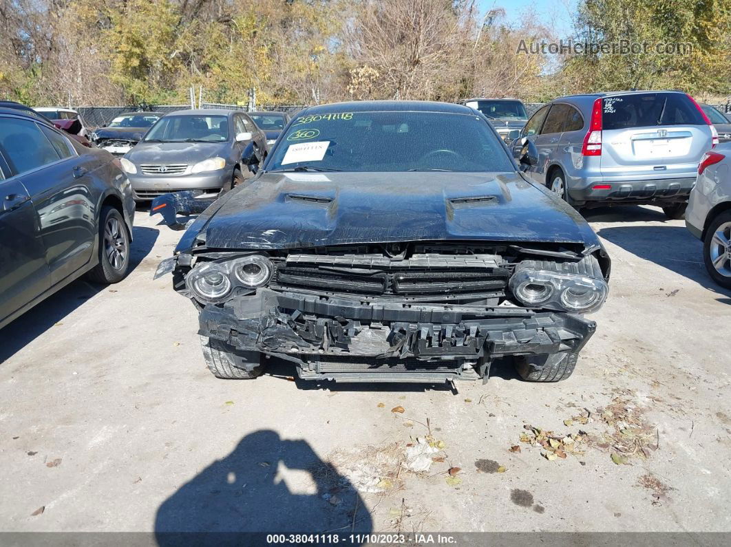 2018 Dodge Challenger Gt Awd Black vin: 2C3CDZGG0JH256567