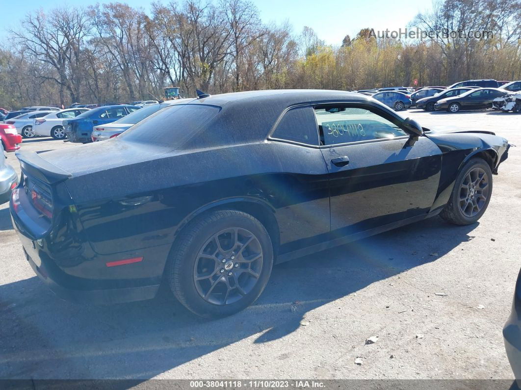 2018 Dodge Challenger Gt Awd Black vin: 2C3CDZGG0JH256567