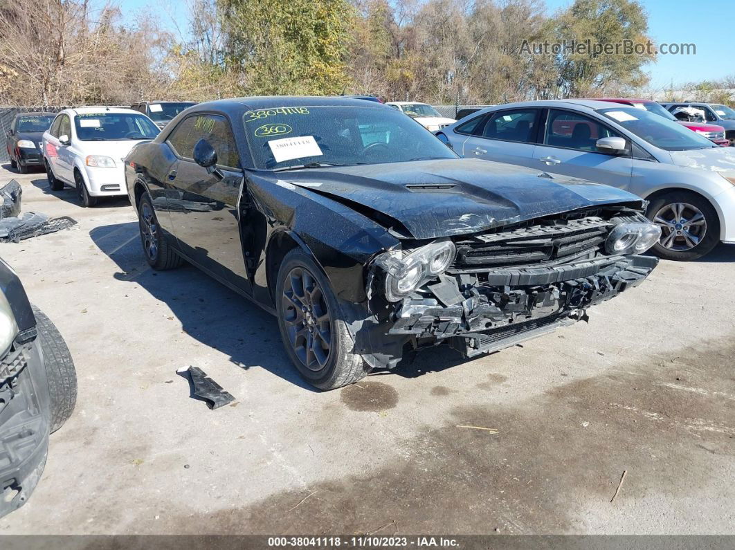 2018 Dodge Challenger Gt Awd Black vin: 2C3CDZGG0JH256567