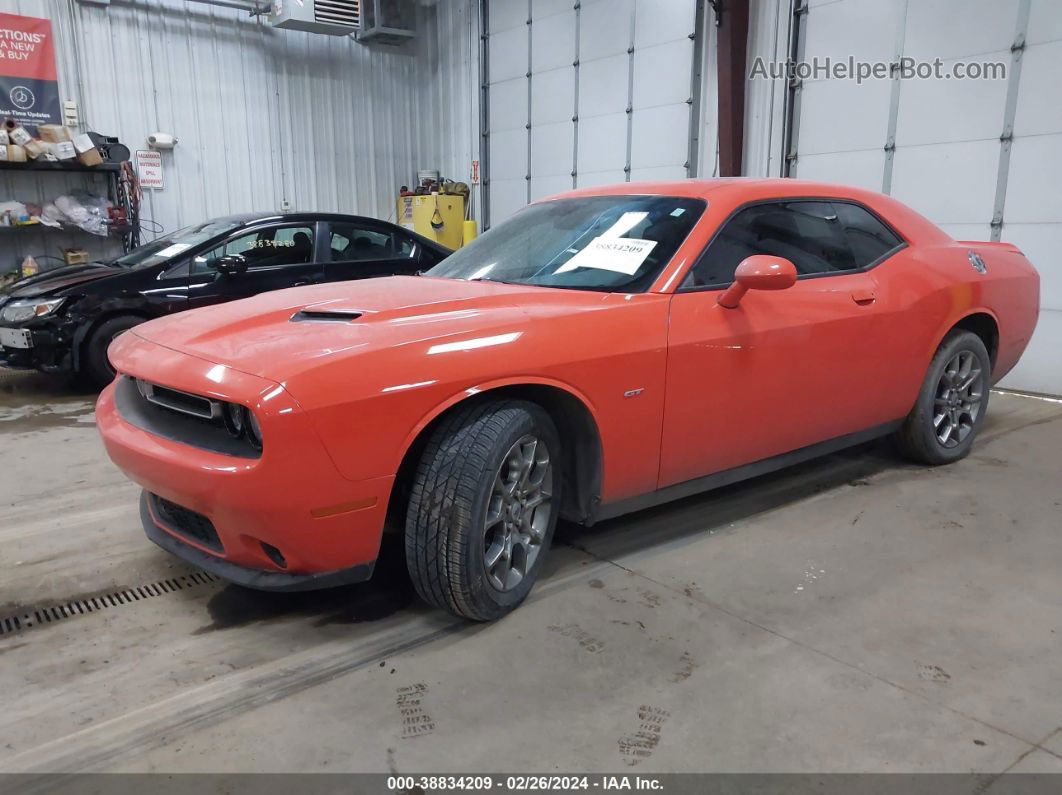 2017 Dodge Challenger Gt Orange vin: 2C3CDZGG1HH574756