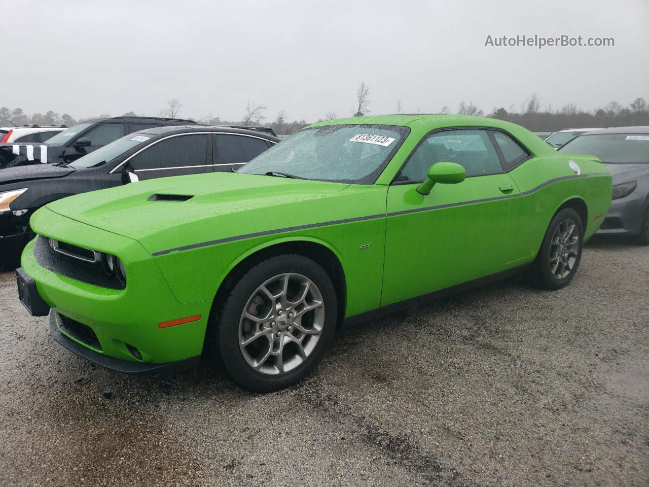 2017 Dodge Challenger Gt Green vin: 2C3CDZGG1HH595025