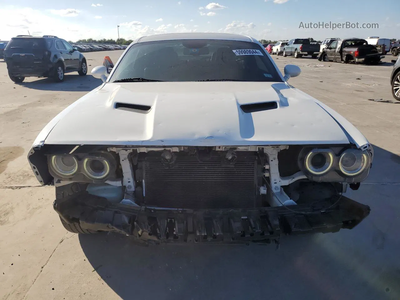 2018 Dodge Challenger Gt White vin: 2C3CDZGG1JH184116