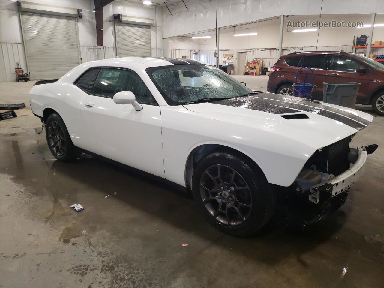 2018 Dodge Challenger Gt Белый vin: 2C3CDZGG1JH205529