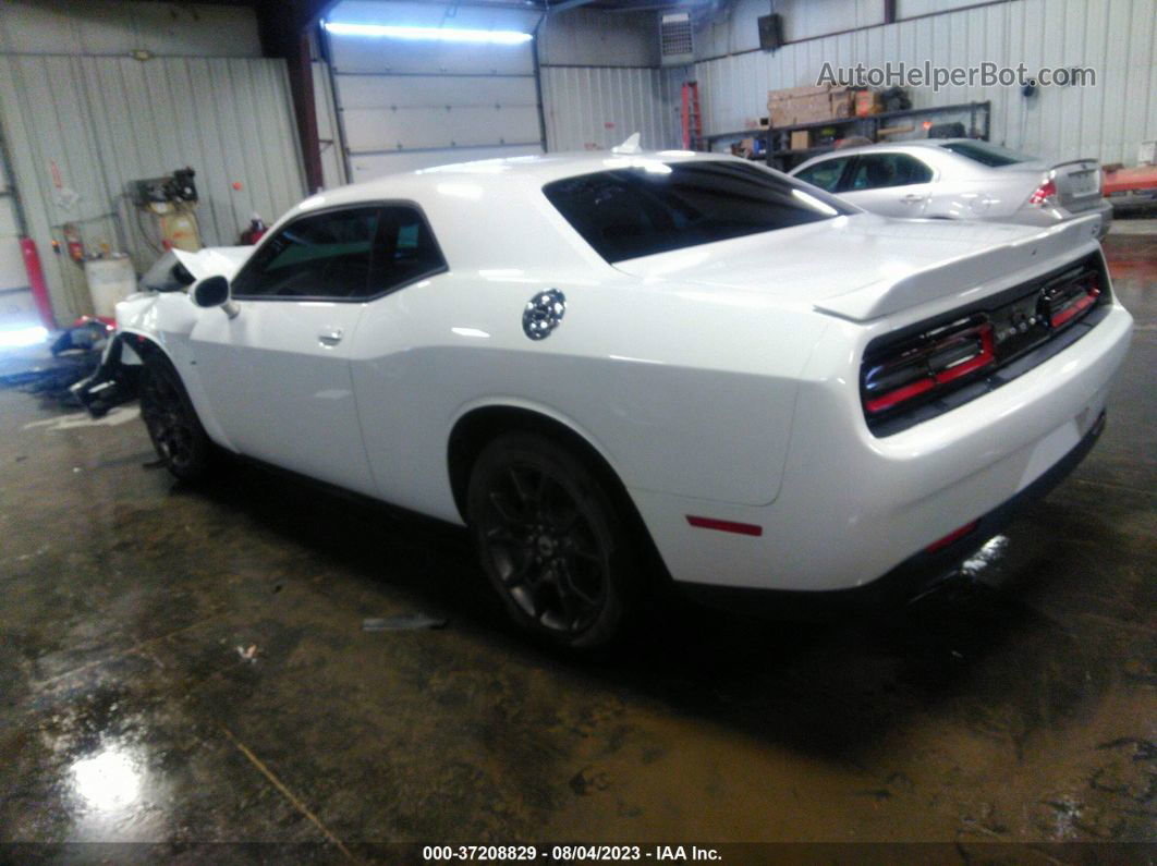 2018 Dodge Challenger Gt White vin: 2C3CDZGG2JH257056