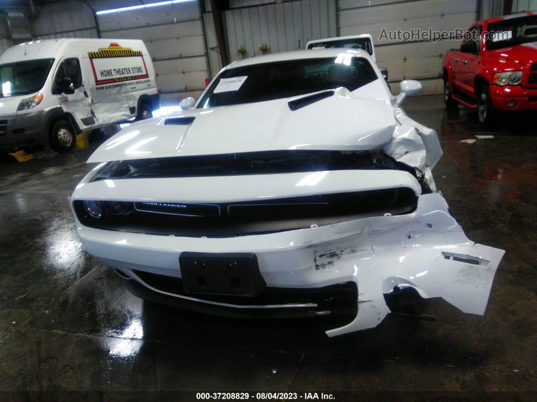 2018 Dodge Challenger Gt White vin: 2C3CDZGG2JH257056