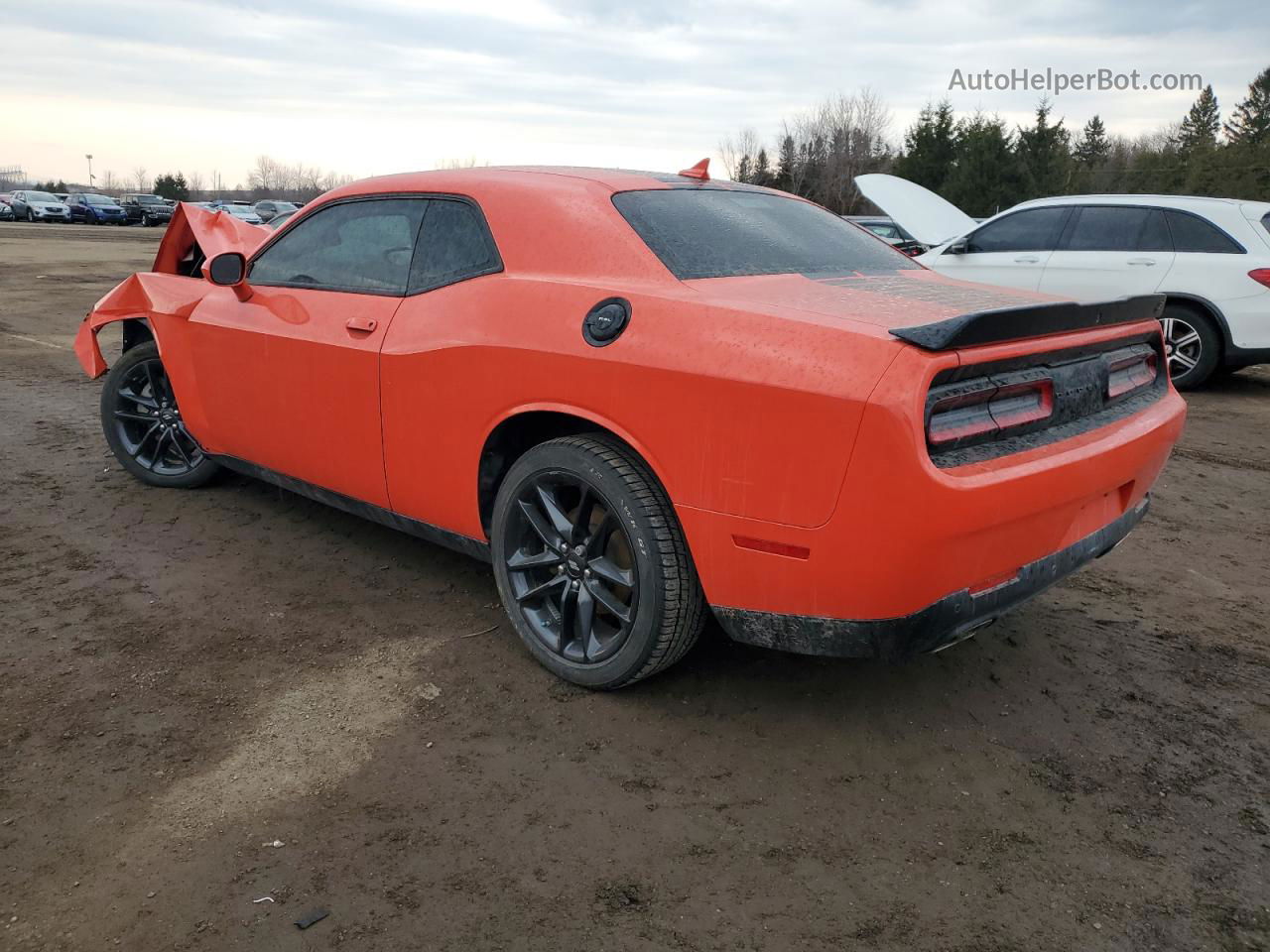 2022 Dodge Challenger Sxt Red vin: 2C3CDZGG2NH103548