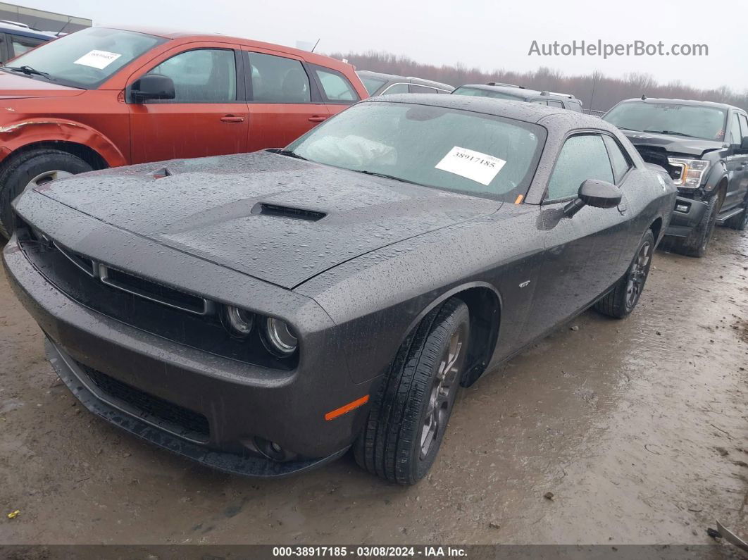 2018 Dodge Challenger Gt Awd Gray vin: 2C3CDZGG3JH155636