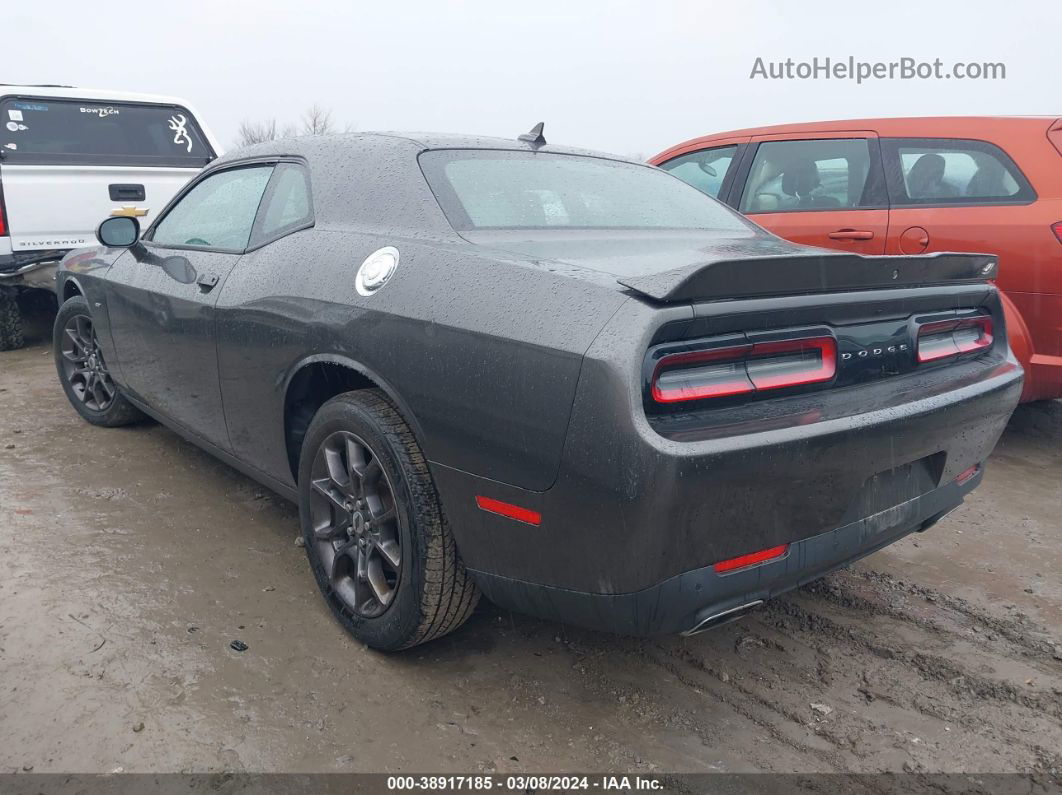 2018 Dodge Challenger Gt Awd Gray vin: 2C3CDZGG3JH155636